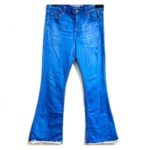 American Eagle Hi Rise Slim Flare Jean 16 Long